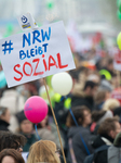 Public Sectors Workers Rally Against Budget Cut In Public Sectors In Duesseldorf