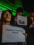 Candle Light Vigil Against The Recent Grenade Blast In Srinagar