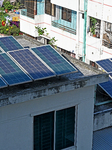 Solar Energy Panels High Rise Residential Building In Dhaka City, Bangladesh