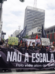 Labor Activists Demonstrate In São Paulo