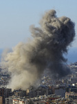 Israeli Airstrike In Beirut, Lebanon