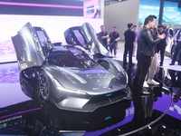 First AI-powered Supercar ROBO X at the Guangzhou Auto Show.