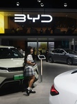 BYD Booth at Guangzhou Auto Show.