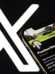 Joe Biden's Personal Account On X Displayed On IPhone