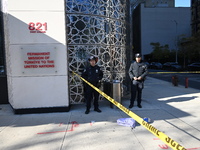 Suspect Taken Into Custody With Knives Recovered Following Separate Stabbings In Manhattan New York Near The United Nations Headquarters