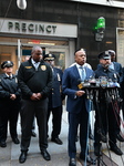 Press Conference With New York City Mayor Eric Adams And NYPD After Suspect Arrested For Stabbing Multiple People Leaving 2 Dead, One Critical