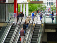 Daily Life At Metro Station Antwerp, Belgium