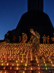 1,000 Candles On The 1,000th Day Of The Full-scale Invasion Russia To Ukraine