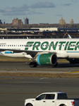 Frontier Airlines Airbus A320neo In LaGuardia Airport