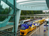 Daily Life On The Platforms At Arnhem Centraal Train Station