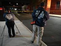 NYPD Crime Scene Investigates Fatal Stabbing Of A 32-year-old Man In The Tompkinsville Neighborhood Of Staten Island New York