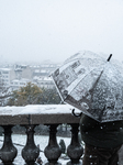 Heavy Snowfall In Paris