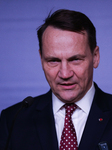 Polish Minister Of Foreign Affairs Radoslaw Sikorski At A Briefing In Warsaw