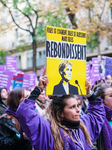 International Day for the Elimination of Violence Against Women demonstration in Paris