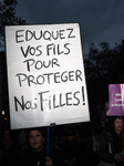 March Against Violence Against Women In Paris