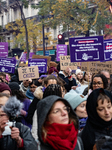 March Against Violence Against Women In Paris