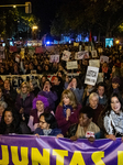 Demonstration In Madrid Against Violence Against Women For 25N