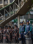 Security Forces Deployed In Dhaka