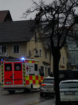 Ambulance Navigates Early Morning Traffic