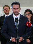 Rafal Trzaskowski At The Union Of Polish Metropolises Press Conference