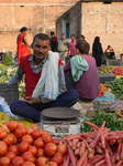 Open Air Vegetable Market In India