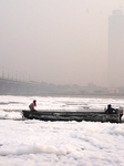 Toxic Foam Covers India's Yamuna River