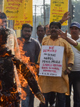 Protest In India Against Bangladesh Violence.