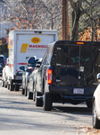 Secret Service Units Deployed Outside Of Treasury Secretary Janet Yellen's Home After Police Shot At Car Theives Last Night In An Altercation.