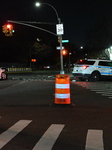 Vehicle Collision Involving NYPD Vehicle After Reports Of Robbery In Laurelton Section Of Queens New York