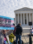 Protests At The Supreme Court As A Case Is Argued Over Gender-affirming Care For Minors.