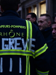 Firefighters Demonstrate In Lyon 