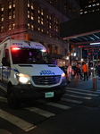 NYPD Crime Scene Unit At Scene Of Fatal Stabbing In New York City’s Financial District Which Killed 17-year-old Boy And Injured An 18-year-old Man