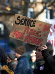 Protest Against Cuts In Public Services And Modifications Of Work For Public Servants In Toulouse 