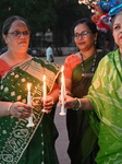 Lighting Candles In Memory Of Victim In Dhaka.