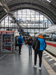 Passengers At Frankfurt Am Main Central Station