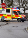 German Red Cross Ambulance On A Mission