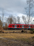 Suburban Train S6 Near Gauting, Bavaria