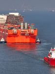 China First Large-scale Floating Natural Gas Liquefaction Ship NGUYA FLNG.