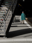 Senior Citizen Walking At Zurich Station