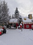 Christmas Village In Akureiry, Iceland. 