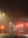 Fog Causing Near-zero Visibility Blankets Toronto, Canada