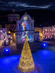 Christmas Lights In L’Aquila, Italy