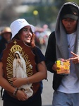 Pilgrims In Their Journey To The Basilica Of Guadalupe