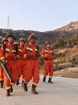 Forest Fire Drill in Qingdao.