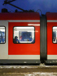 Evening Travel In Munich Metropolitan Area On The S-Bahn