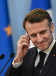 Macron And Tusk Discuss Ukraine And EU Presidency