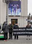 Women In Black Held A Vigil ​in Munich