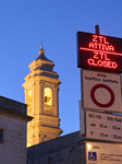 ZTL Active Display In The Historic Center Of Locorotondo, Italy