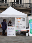 Die Basis Party Information Stand In Augsburg