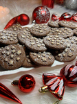 Hazelnut Cocoa Shortcake Christmas Cookies